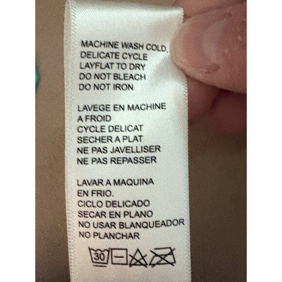 Good American Grey Tie Dye Always Fits Classic Swim Bikini Bottoms Size 1/2 NWT - Picture 7 of 7